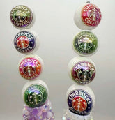16mm Starbucks Print Beads-F24